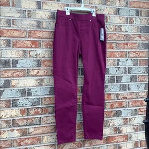 New Directions pull-on skinny flex stretch pants